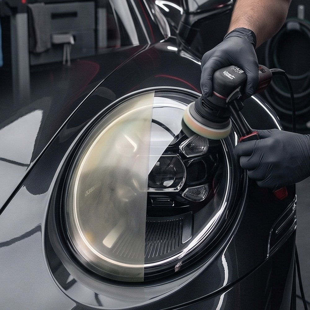 Headlight Restoration in Colchester